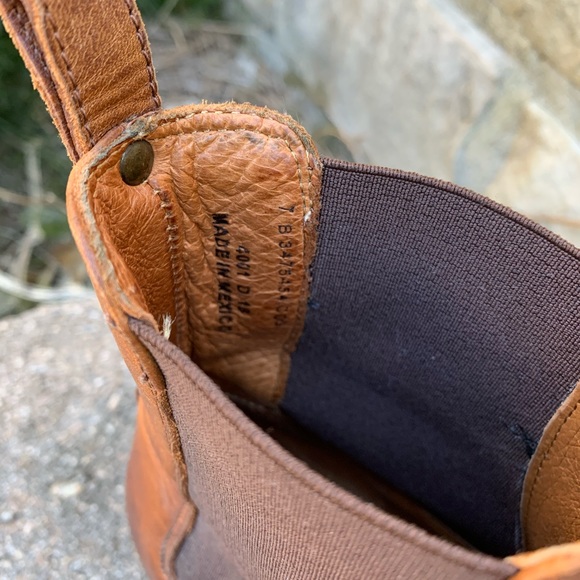 Frye Carly Leather Boots, Sz 7 US - Picture 6 of 9